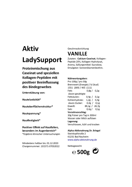 ALPHA LADY SUPPORT